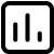 A black and white icon showing three vertical bars of different heights inside a rounded square, resembling a bar chart or statistics symbol—ideal for illustrating Vendor PTR or AP Approval processes.
